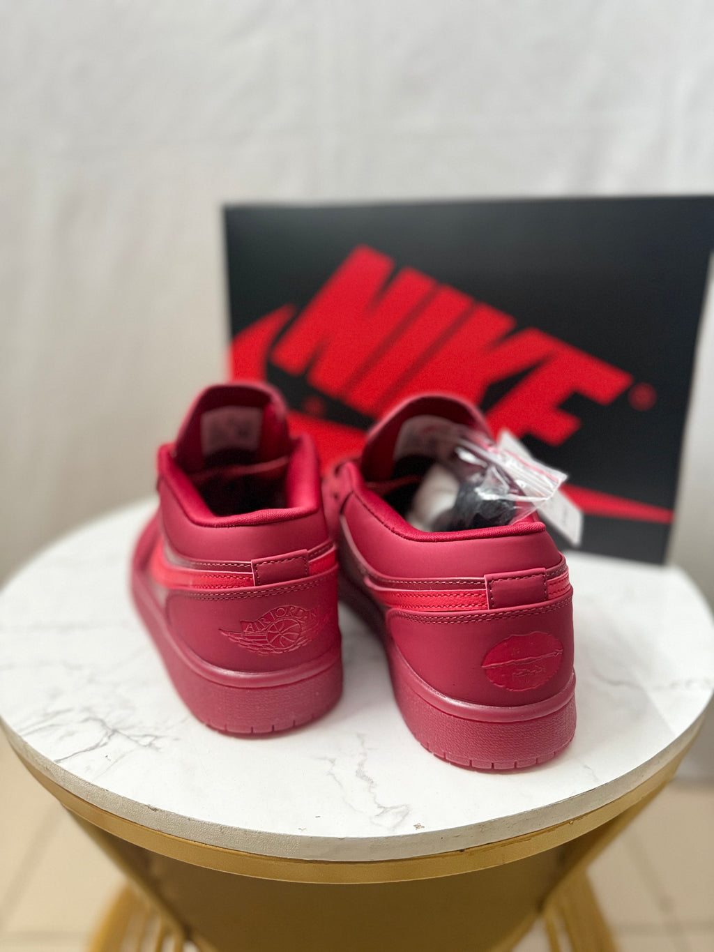 Air Jordan 1 Low Triple Red Premium Edition