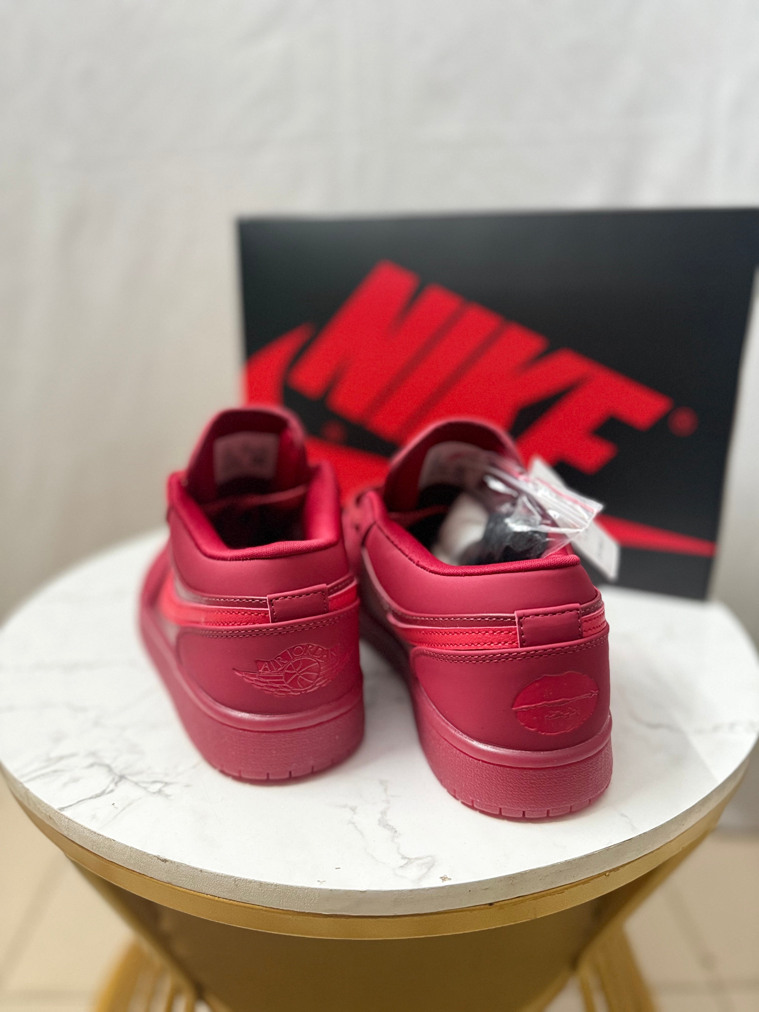 Air Jordan 1 Low Triple Red Premium Edition