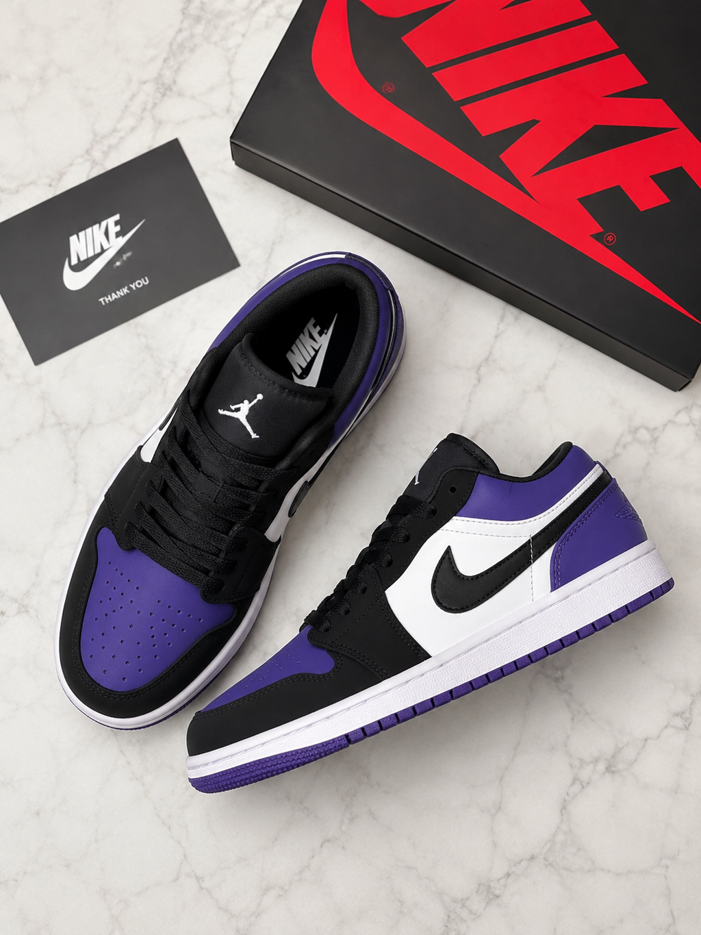 Air Jordan 1 Mid Court Purple