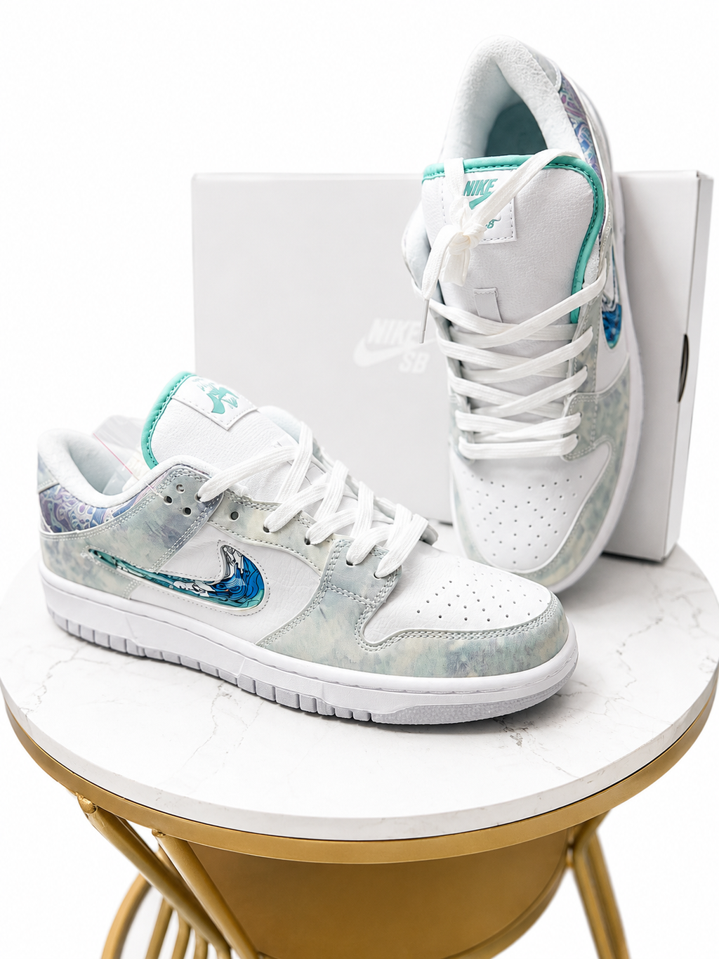 Nike SB Dunk Low x Futura Laboratories “Bleached Aqua” | Limited Edition Skate Sneakers