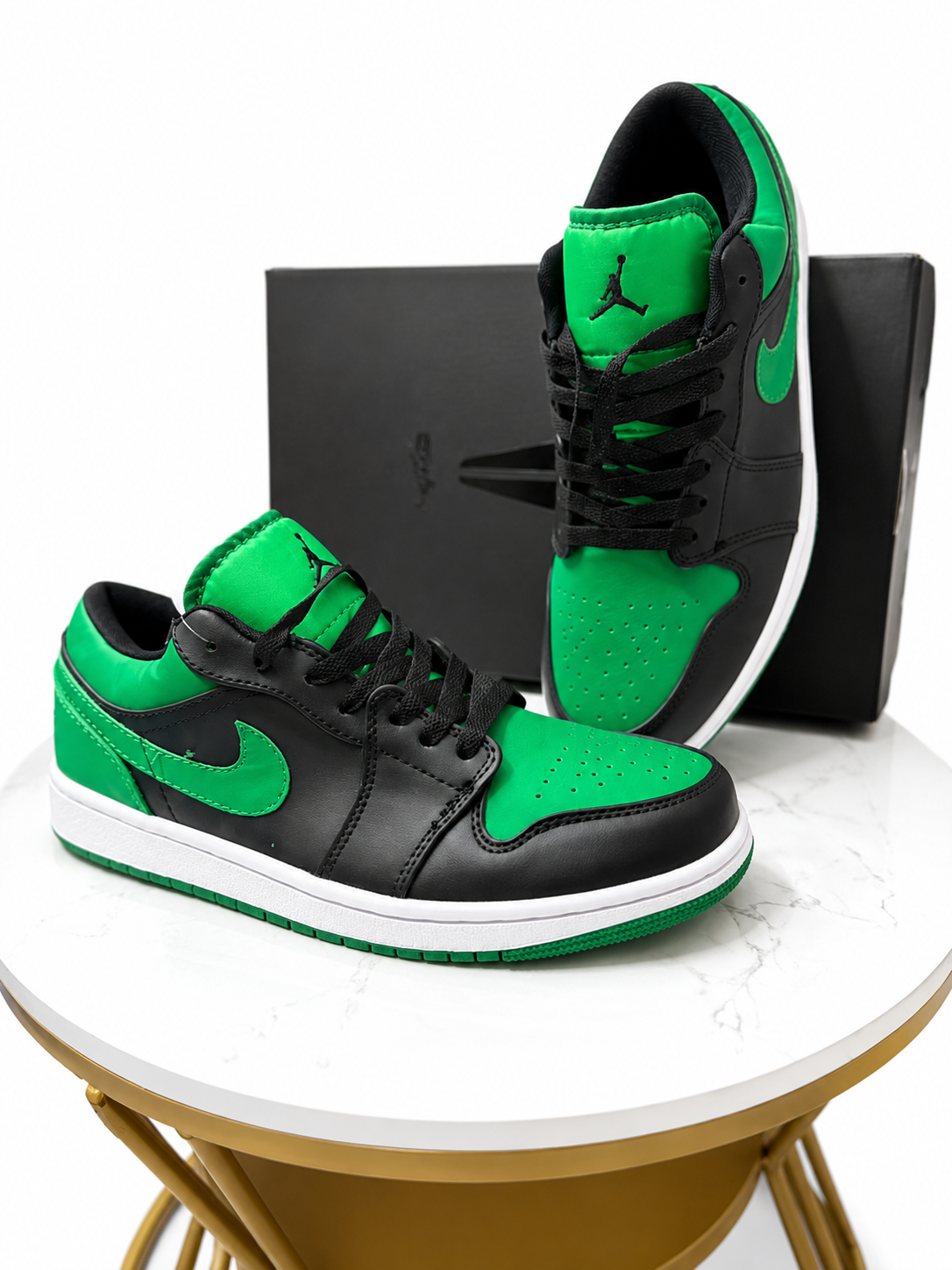 Air Jordan 1 Retro High OG “Black Lucky Green” | Classic High-Top Sneakers