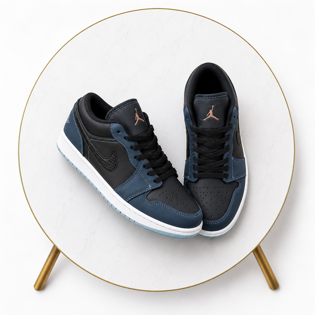 Air Jordan 1 Low SE “Black Dark Obsidian Snakeskin”