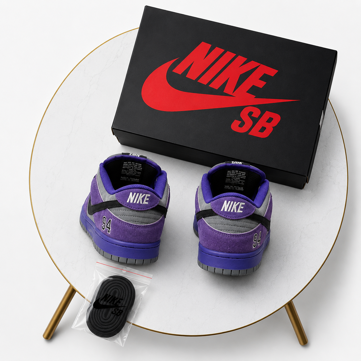 Nike SB Dunk Low Purple Suede – Court Purple & White Skate Sneakers