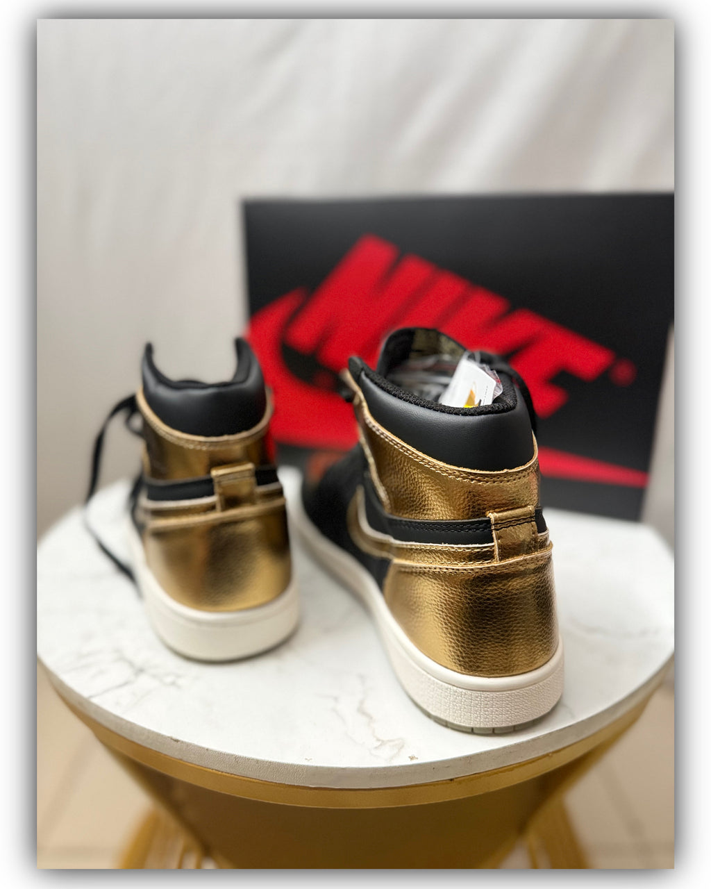 Air Jordan 1 High OG Metallic Gold | Premium Black & Gold Sneaker | Limited Edition