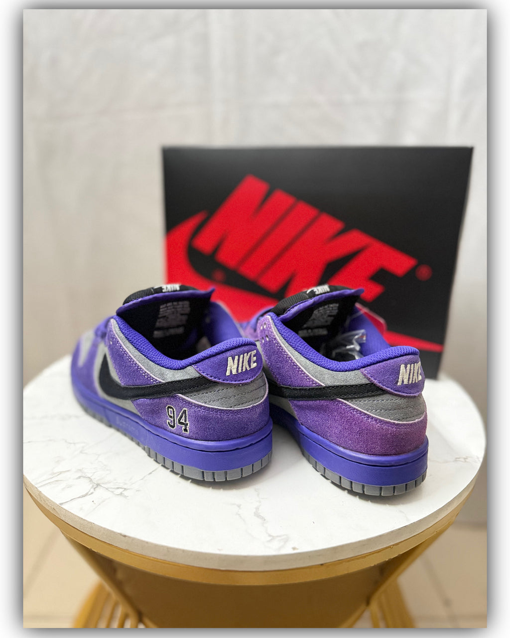 Nike SB Dunk Low Purple Suede – Court Purple & White Skate Sneakers