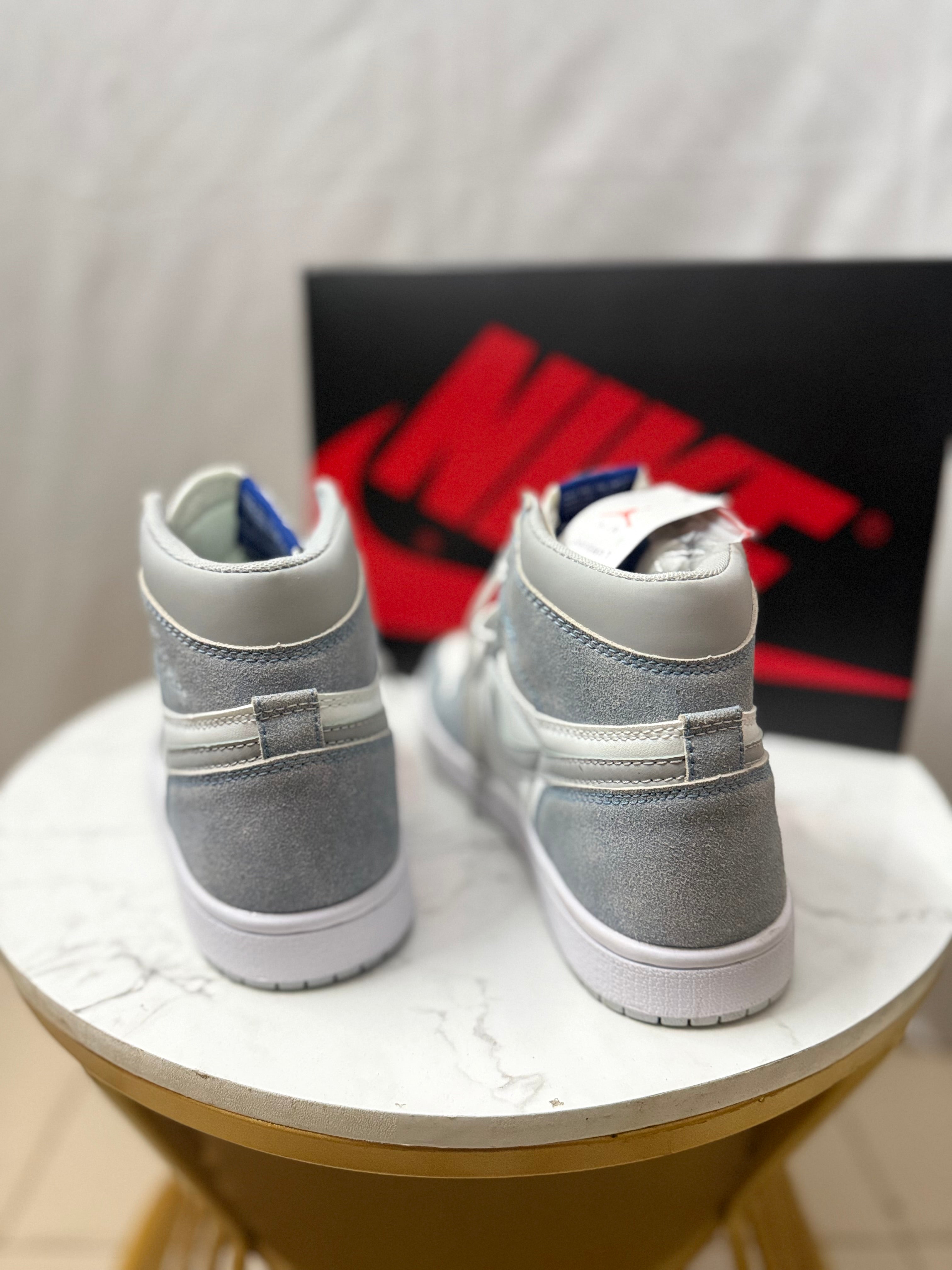 Air Jordan 1 High Retro OG Hyper Royal – Vintage Blue Suede Sneakers