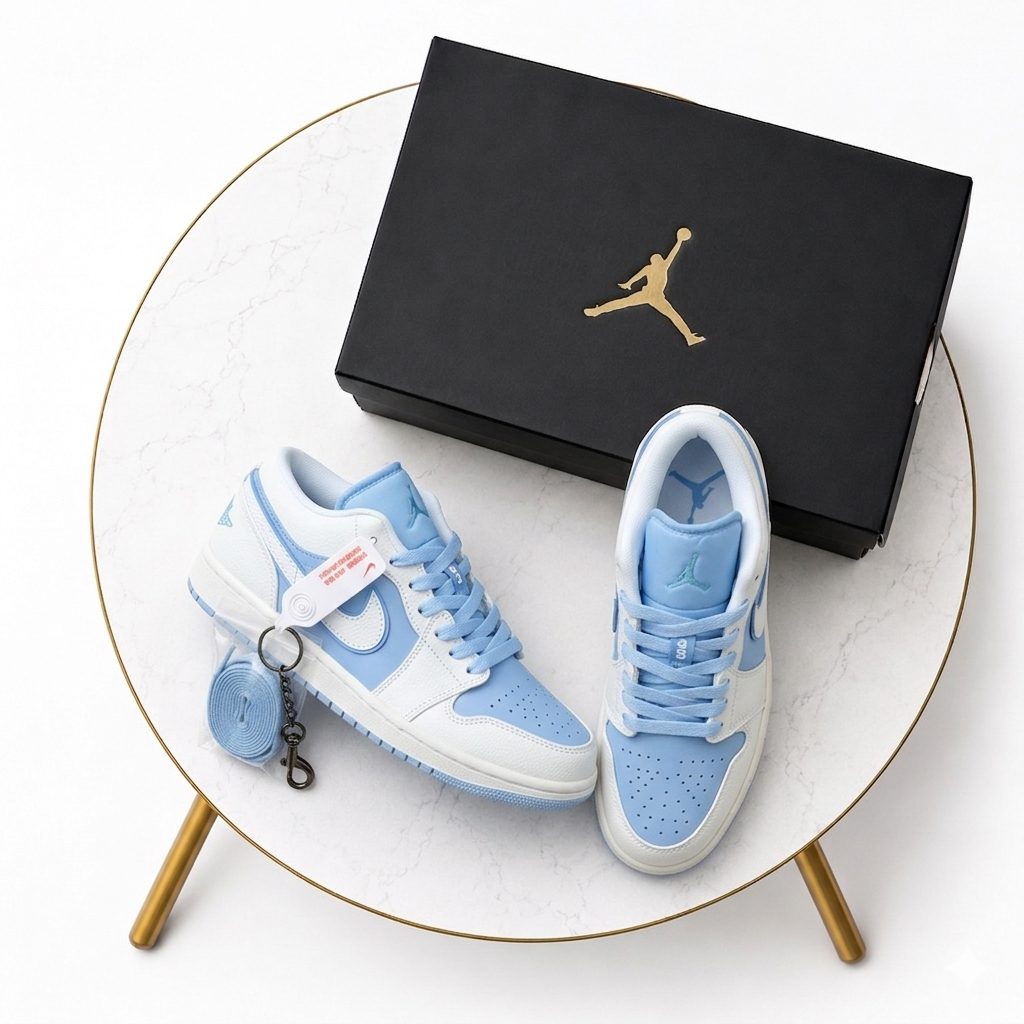 Air Jordan 1 Low “University Blue” – Classic UNC-Inspired Style