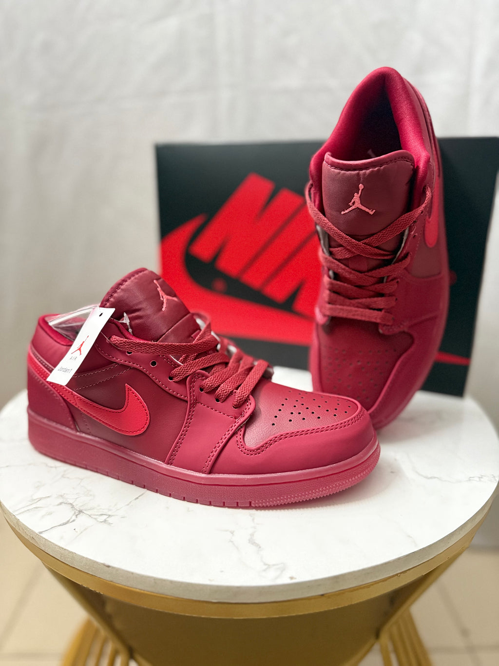Air Jordan 1 Low Triple Red Premium Edition
