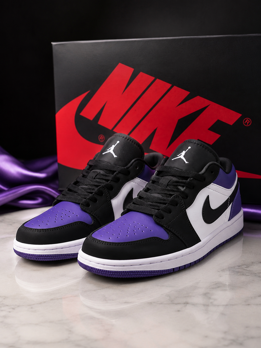 Air Jordan 1 Mid Court Purple