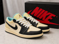 Nike Air Jordan 1 Low SE Coconut Milk Black Muslin BLACK