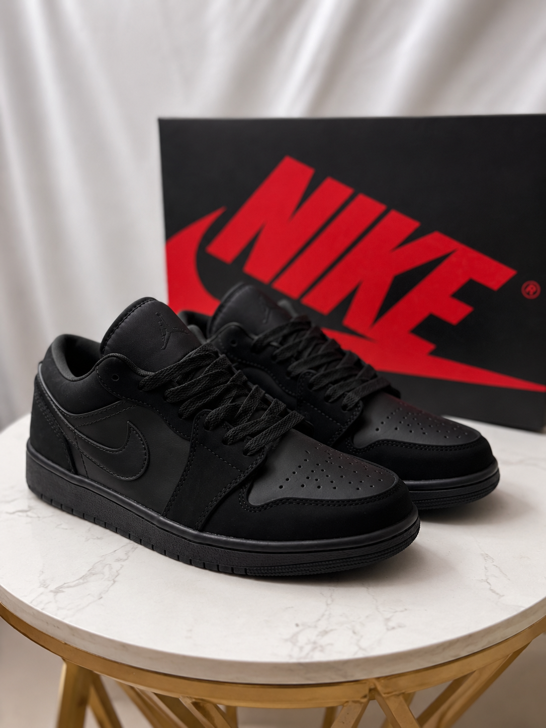 Jordan 1 Low Triple Black 2022